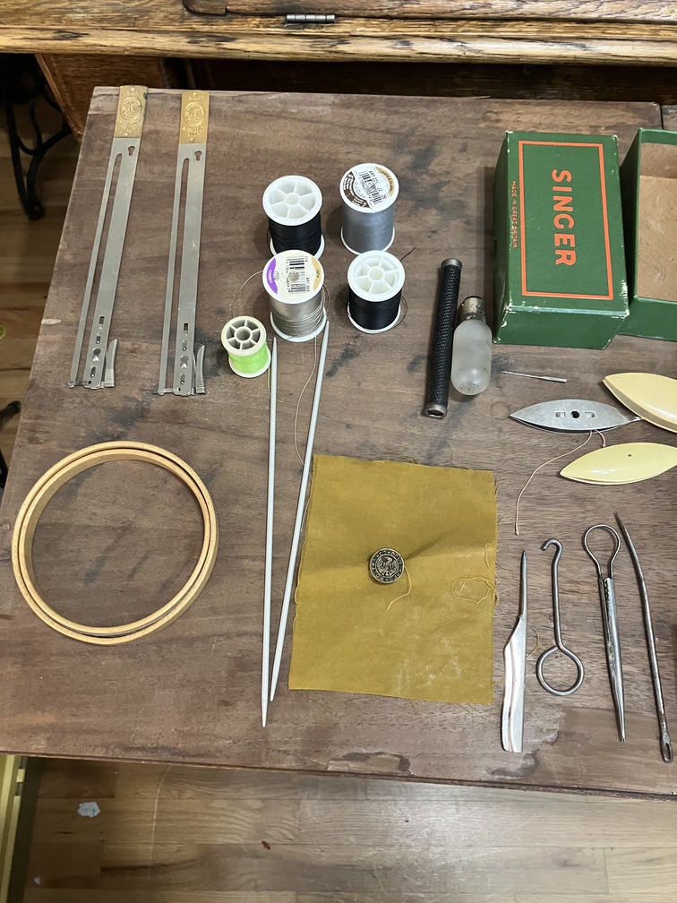 Thread, hoop and seam guides